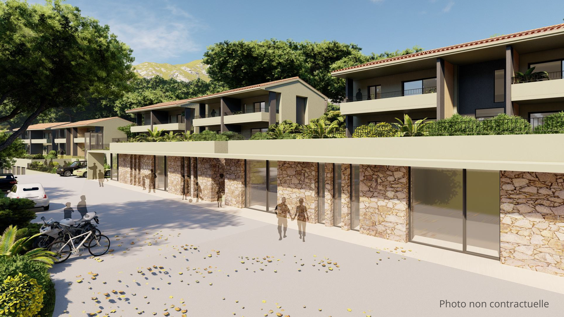 Appartement en VEFA T2 - 43,63 m2 - coeur de village de Figari