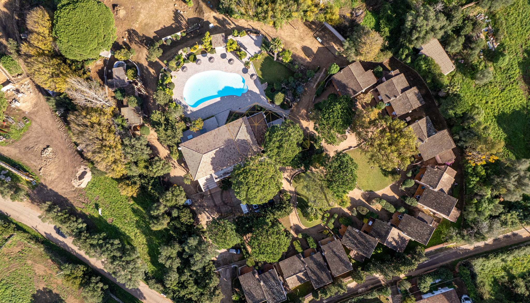 Résidence hôtelière Palombaggia, 18 logements et piscine